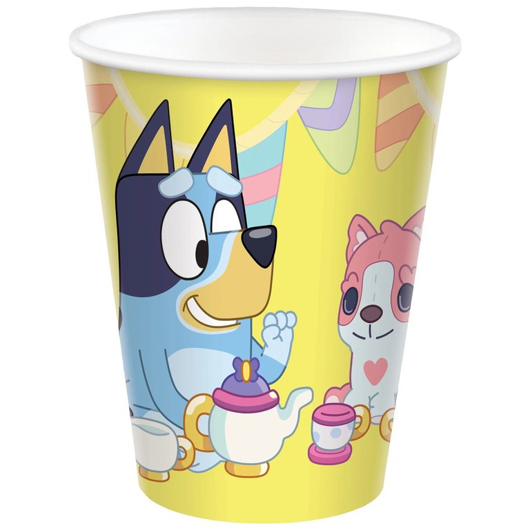 Bluey Cups 9 oz - 8 Per Pack