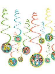 CoComelon Hanging Swirl Party Decorations