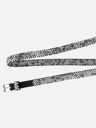 20012 Marij | Skinny Studded Leather Belt