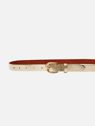 20018 Eva Women's Metallic Leather Belt