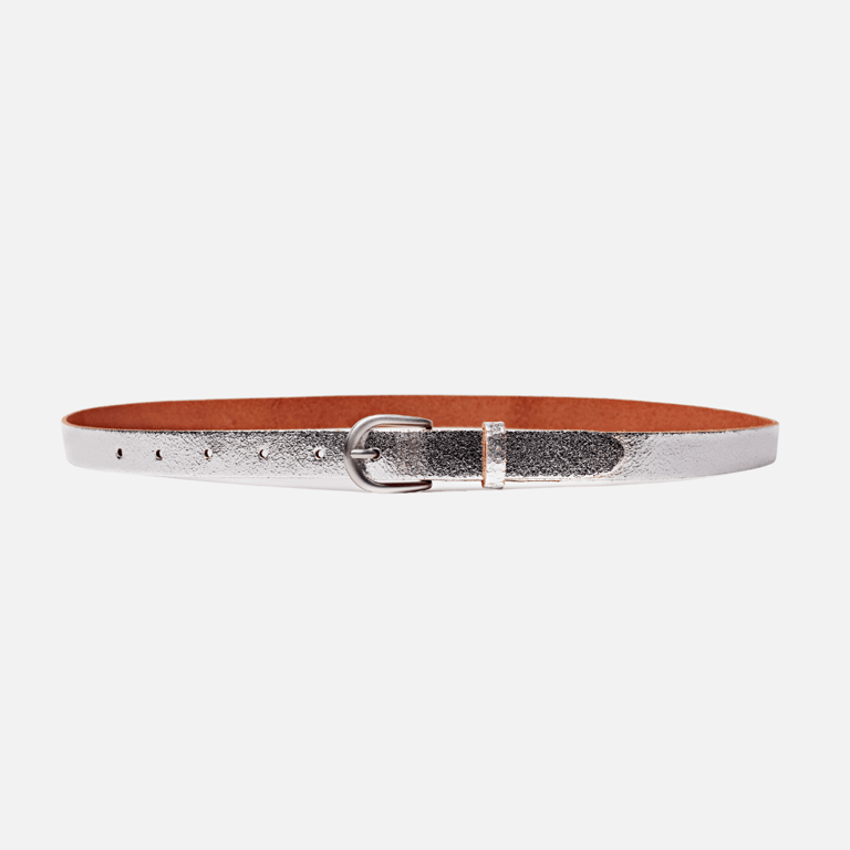 20018 Eva Women's Metallic Leather Belt