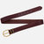 35069 Pieta Classic Leather Belt With Metal Keeper