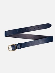 35075 Marin Statement Buckle Leather Belt