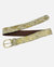 40600 Dakota | Women's Leather Fashion Belt | Metallic Calf Hair