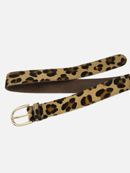 40602 Diane | Leopard Calf Hair Belt