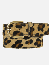 40602 Diane | Leopard Calf Hair Belt - Leopard