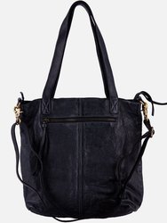 5089 Brooke Classic Leather Bag - Black