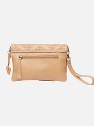 6030 Michels | Bohemian Leather Fold-Over Bag