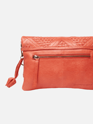 6030 Michels | Bohemian Leather Fold-Over Bag