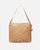 6031 Middel | Bohemian Leather Crossbody Bag - Sand