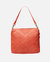 6031 Middel | Bohemian Leather Crossbody Bag - Orange