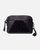 6032 Messing | Suede & Leather Herringbone Crossbody Bag - Black