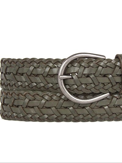 Amsterdam Heritage Aaltje Braided Belt In Olive product