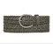 Aaltje Braided Belt In Olive - Olive