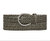 Aaltje Braided Belt In Olive - Olive