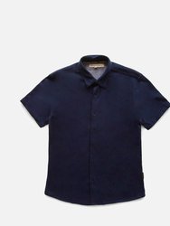 Abbott | Men's Button-Down Pique Cotton Shirt