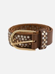 Alissa | Embellished Studded Leather Belt