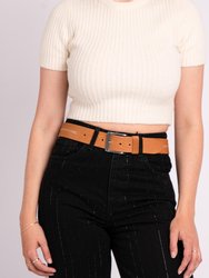 Aren | Center Stitched Leather Belt