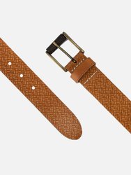 Ary | Embossed Everyday Leather Belt