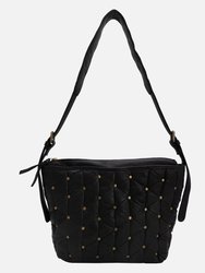 Bosma | Pillow Leather Shoulder Bag - Black
