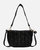 Bosse | Pillow Leather Crossbody Bag - Black