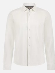 Brickell | Men's Long-Sleeve Cotton Shirt - White