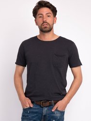 Collins | Men's Cotton T-Shirt - Dark Grey