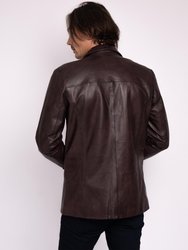 Crane | Men's Leather Blazer