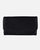 Fleur | Woven Accent Leather Continental Wallet - Black