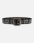 Gaia | Bold Studded Belt With Square Buckle
