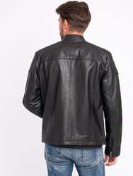 Hobbs | Men's Leather Motorcycle Jacket