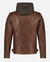 Jasper | Men's Leather Motorcycle Hoodie Jacket