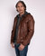 Jasper | Men's Leather Motorcycle Hoodie Jacket