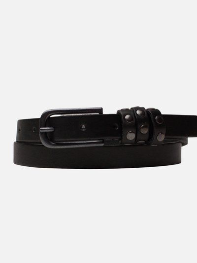 Amsterdam Heritage Kai | Studded Skinny Leather Belt product