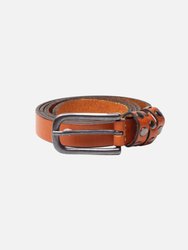 Kai | Studded Skinny Leather Belt