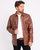 Krome | Men's Button-Down Leather Jacket