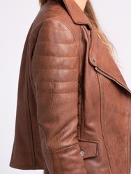 Munroe | Leather Biker Jacket