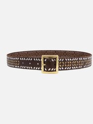 Naz | Studded Leather Belt