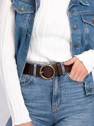Pip 2.0 Round Buckle Leather Belt
