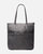 Women's Large Leather Tote Bag - Anthracite