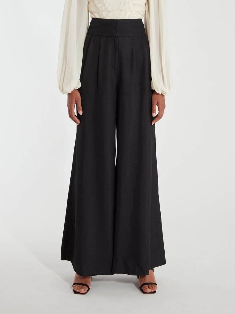 Angel Wide Leg Pant - Black