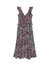 Evita Floral Print Silk Midi Dress