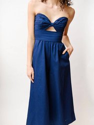 Lulee Jumpsuit In Blue - Blue