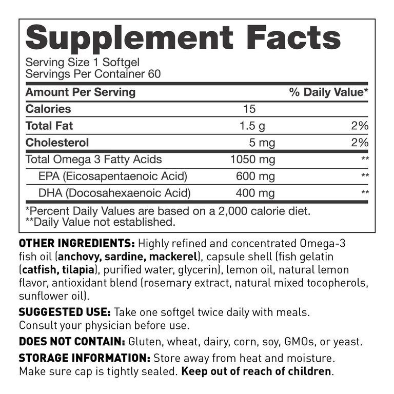 Complete Omega-3 Softgels