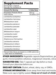 Probiotic Capsules 100 Billion