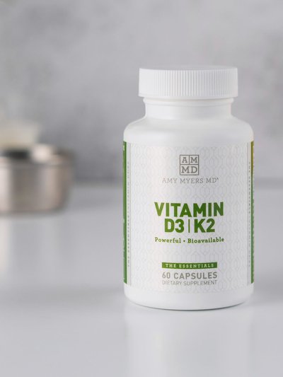 Amy Myers MD Vitamin D3/K2 10,000 IU Capsules product