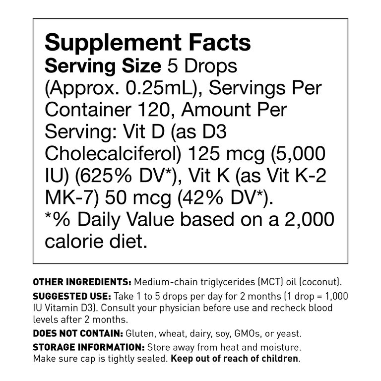 Vitamin D3/K2 Liquid