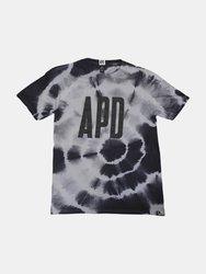 Black Tie-Dye Tee - Black