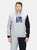 Color Block Logo Hooded Sweatshirt