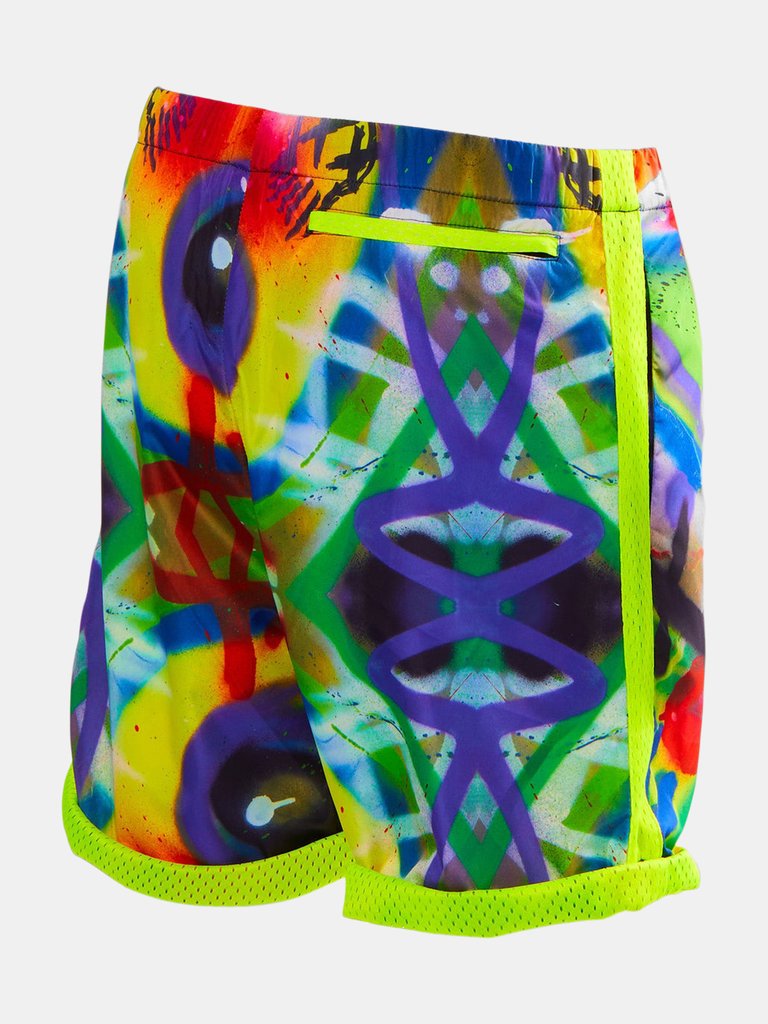 Graffiti Print Shorts